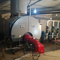 某医院蒸汽锅炉平面及基础图